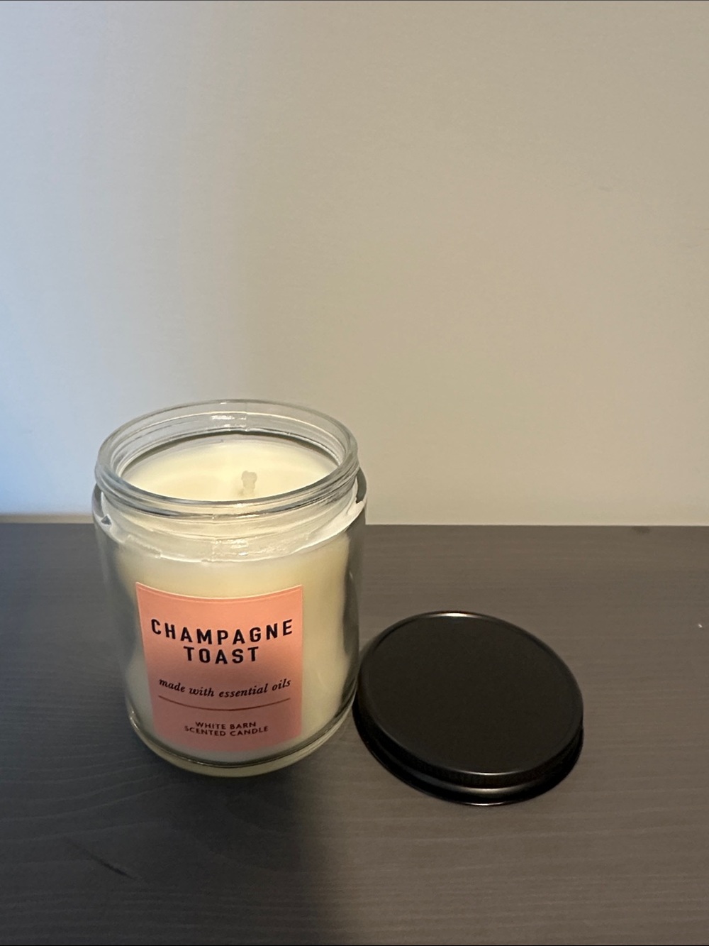🥂 White Barn Champagne Toast Single Wick Candle 🥂